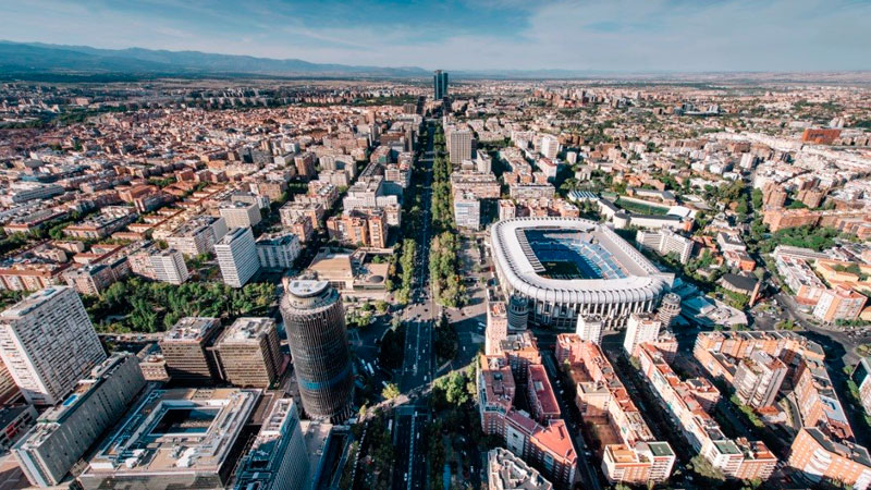 El Estadio Santiago Bernabeu