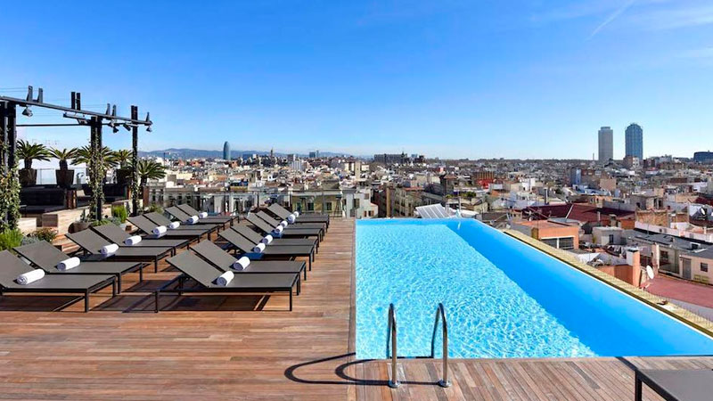 Hoteles con Piscina en Barcelona